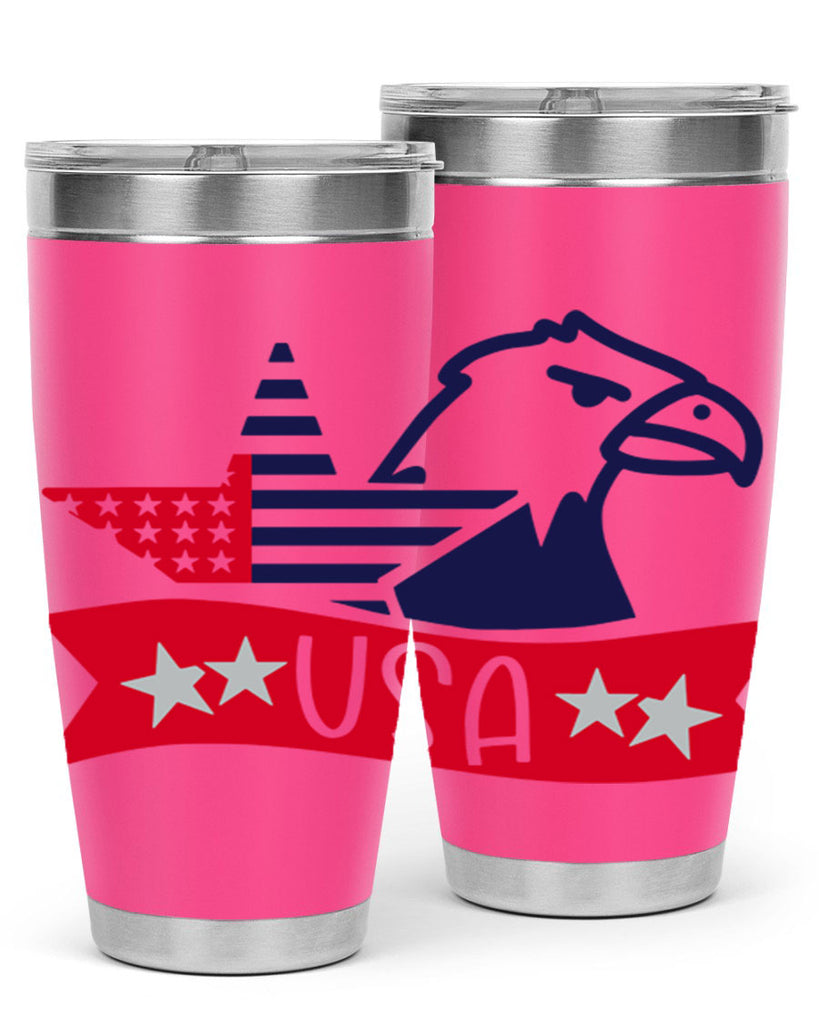 USA Style 182#- Fourt Of July- Tumbler
