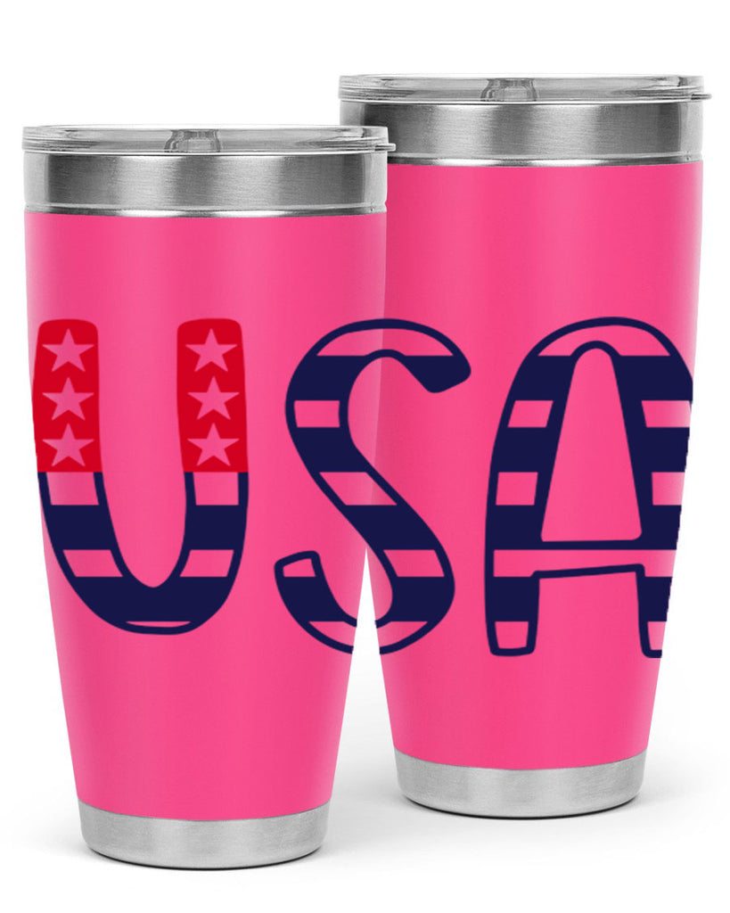 USA Style 184#- Fourt Of July- Tumbler