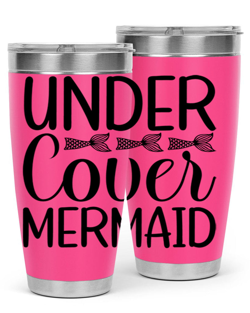 Under Cover Mermaid 647#- mermaid- Tumbler