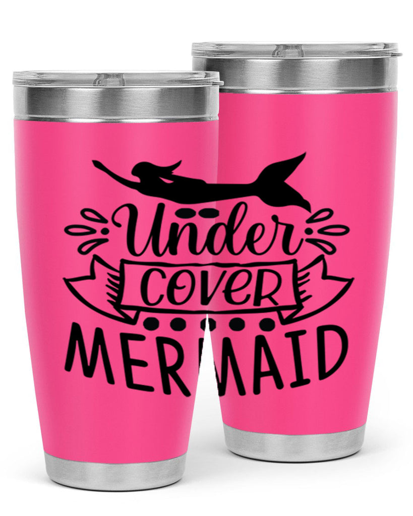 Under cover mermaid 645#- mermaid- Tumbler