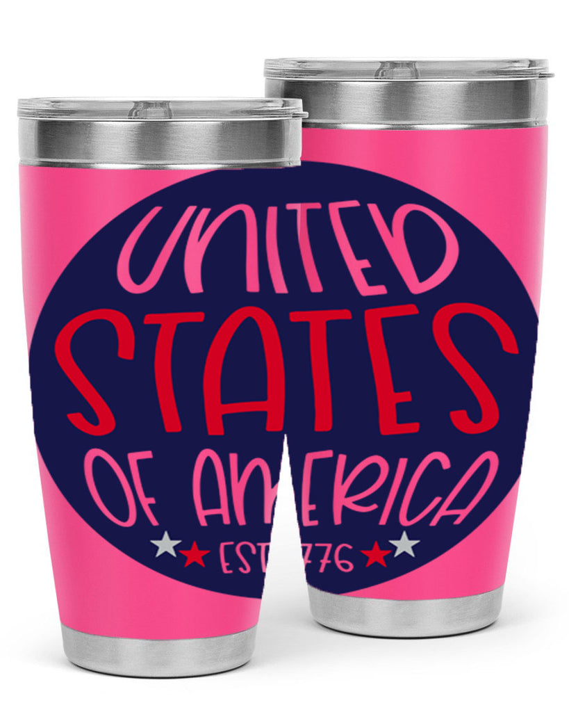 United States Of America Est Style 176#- Fourt Of July- Tumbler