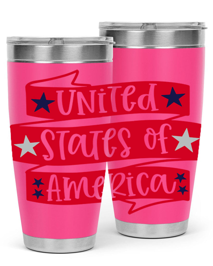 United States Of America Style 177#- Fourt Of July- Tumbler