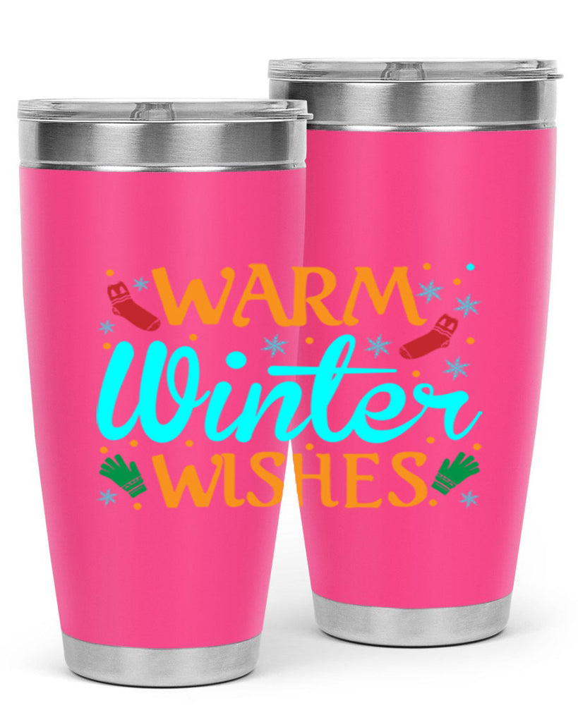 Warm Winter Wishes 465#- winter- Tumbler
