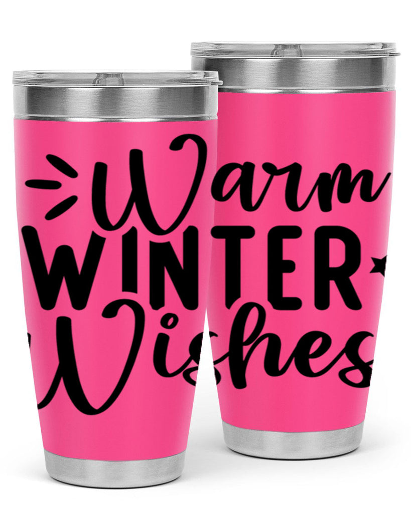 Warm Winter Wishes459#- winter- Tumbler