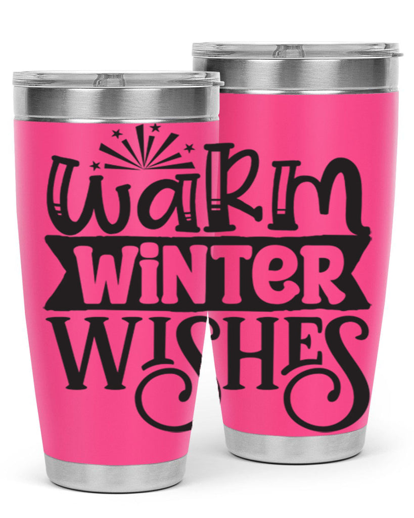Warm winter wishes 462#- winter- Tumbler