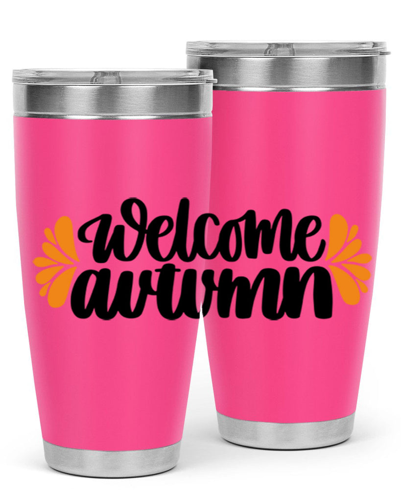 Welcome Autumn 513#- fall- Tumbler