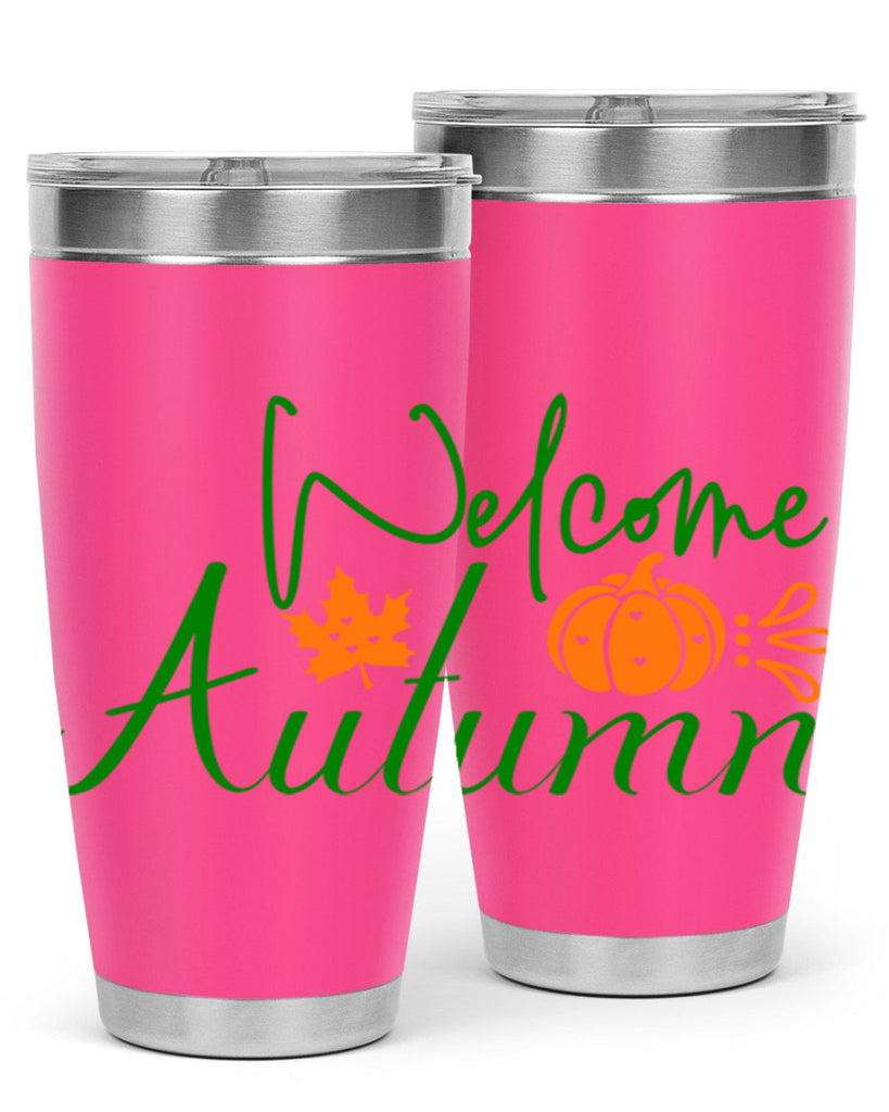 Welcome Autumn 627#- fall- Tumbler
