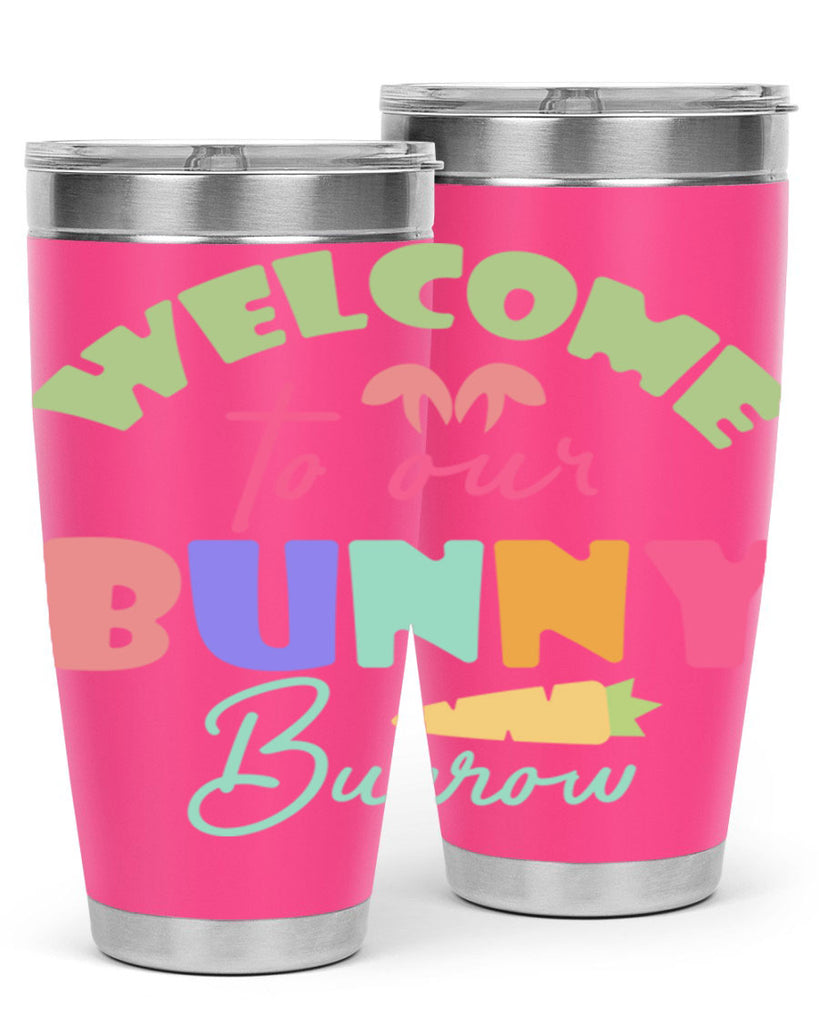 Welcome to our bunny burrow588#- spring- Tumbler