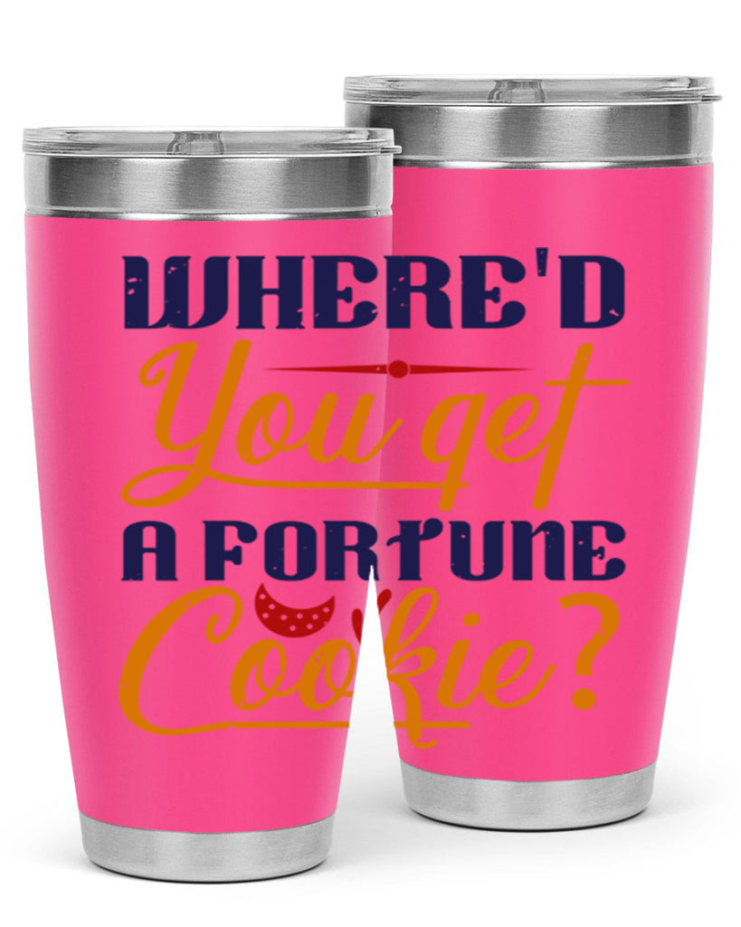 Whered you get that from a fortune cookie 14#- chess- Tumbler