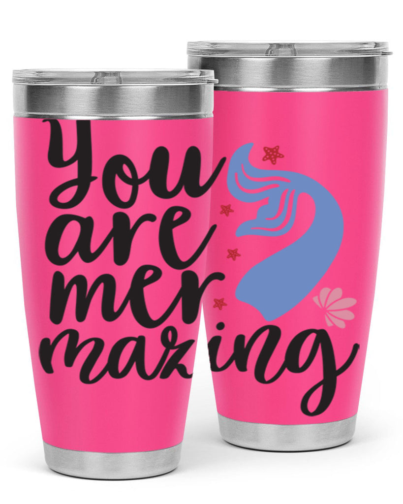 You are mermazing 681#- mermaid- Tumbler