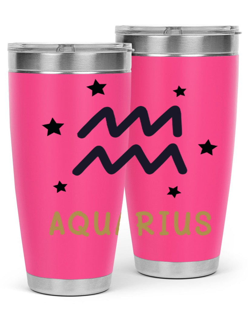 aquarius 83#- zodiac- Tumbler