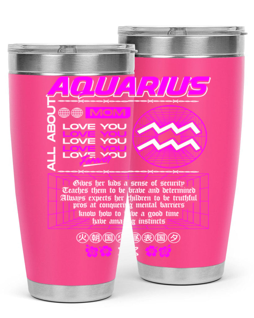 aquarius 86#- zodiac- Tumbler