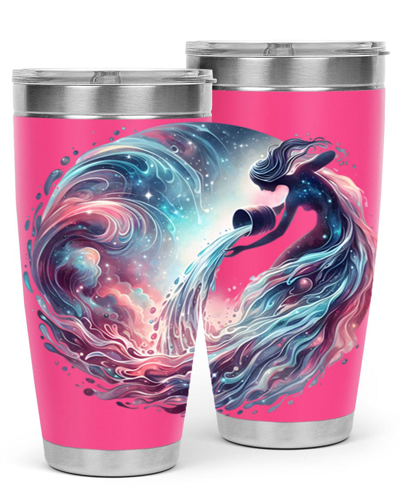 aquarius 91#- zodiac- Tumbler