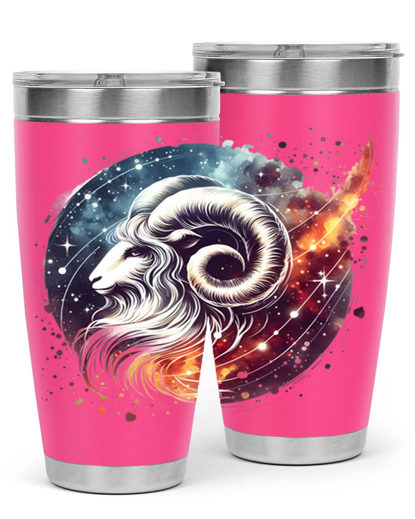 aries 124#- zodiac- Tumbler