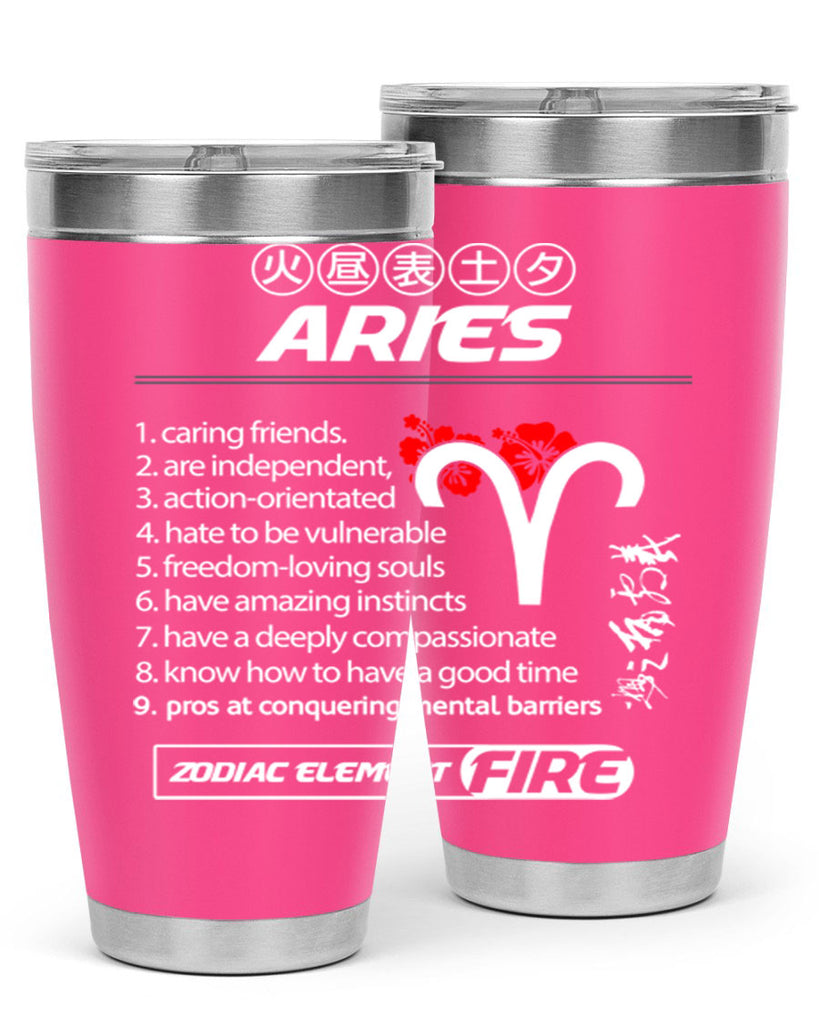 aries 137#- zodiac- Tumbler