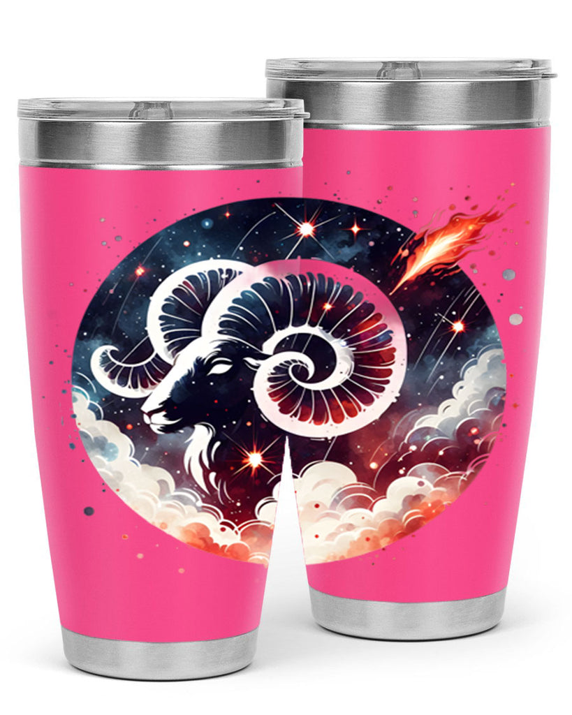 aries 140#- zodiac- Tumbler
