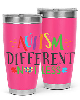 autism different not less Style 5#- autism- Tumbler