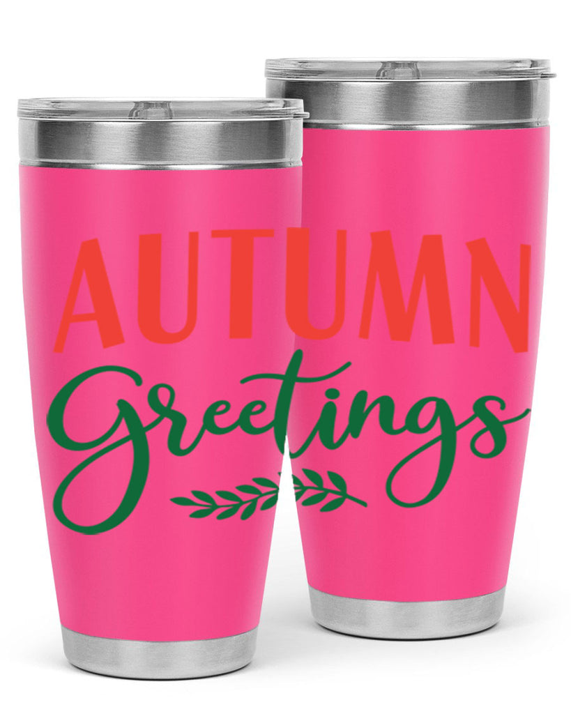 autumn greetings 14#- fall- Tumbler