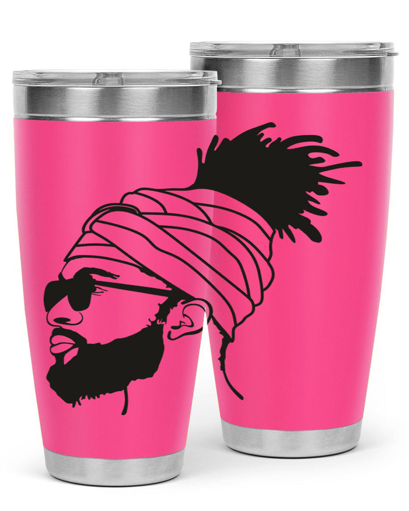 beardman 44#- black men - boys- tumbler