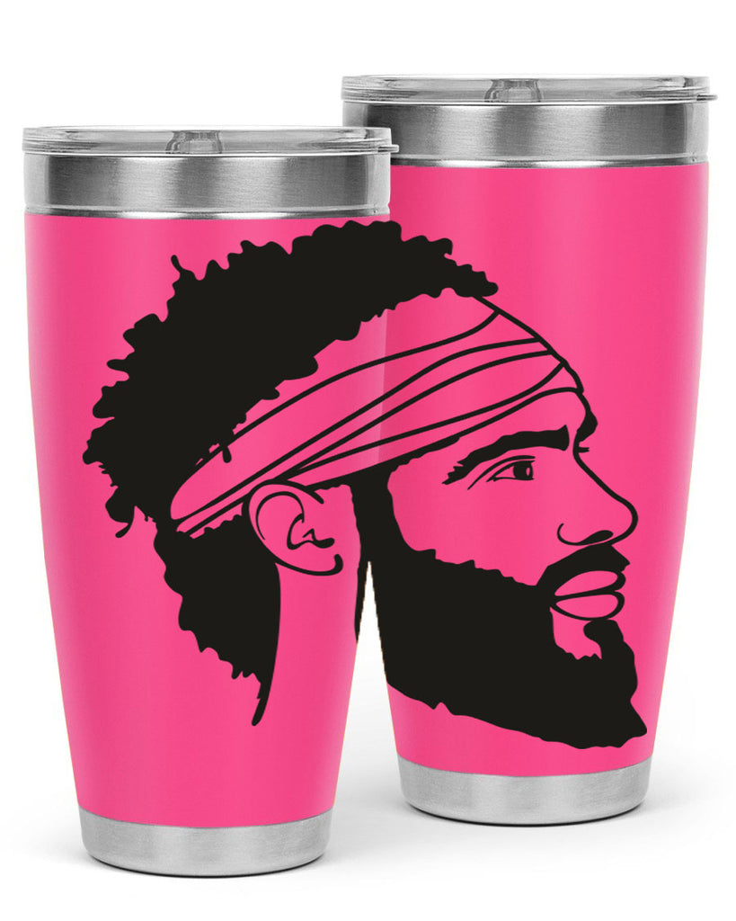 beardman 48#- black men - boys- tumbler