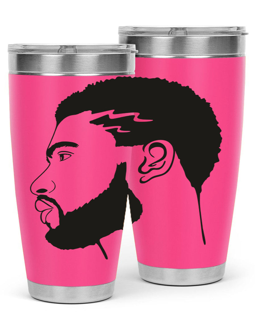 beardman 52#- black men - boys- tumbler