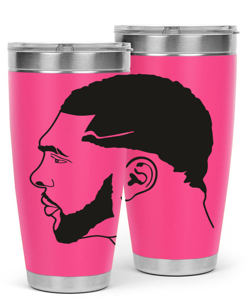 beardman 55#- black men - boys- tumbler