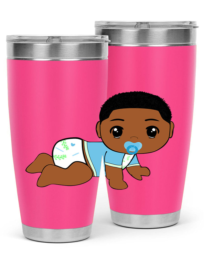 black baby boy 1#- black men - boys- tumbler