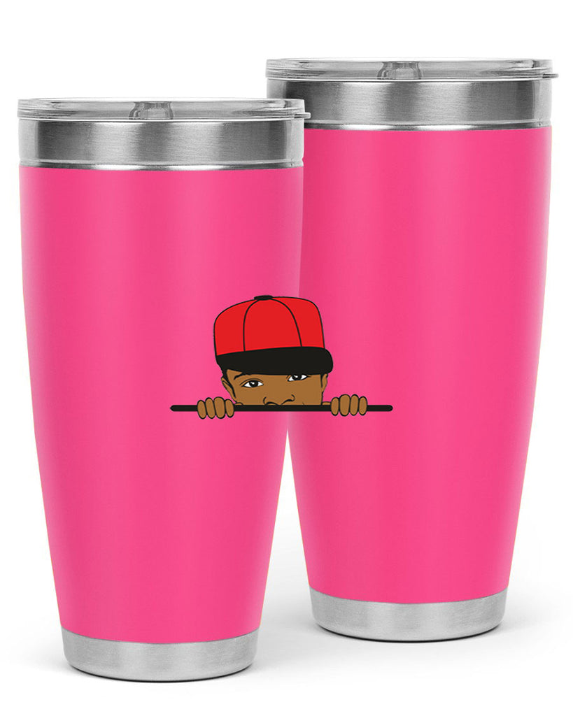 black boy 3#- black men - boys- tumbler