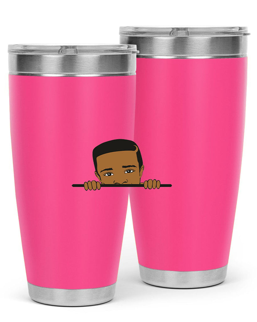black boy 5#- black men - boys- tumbler