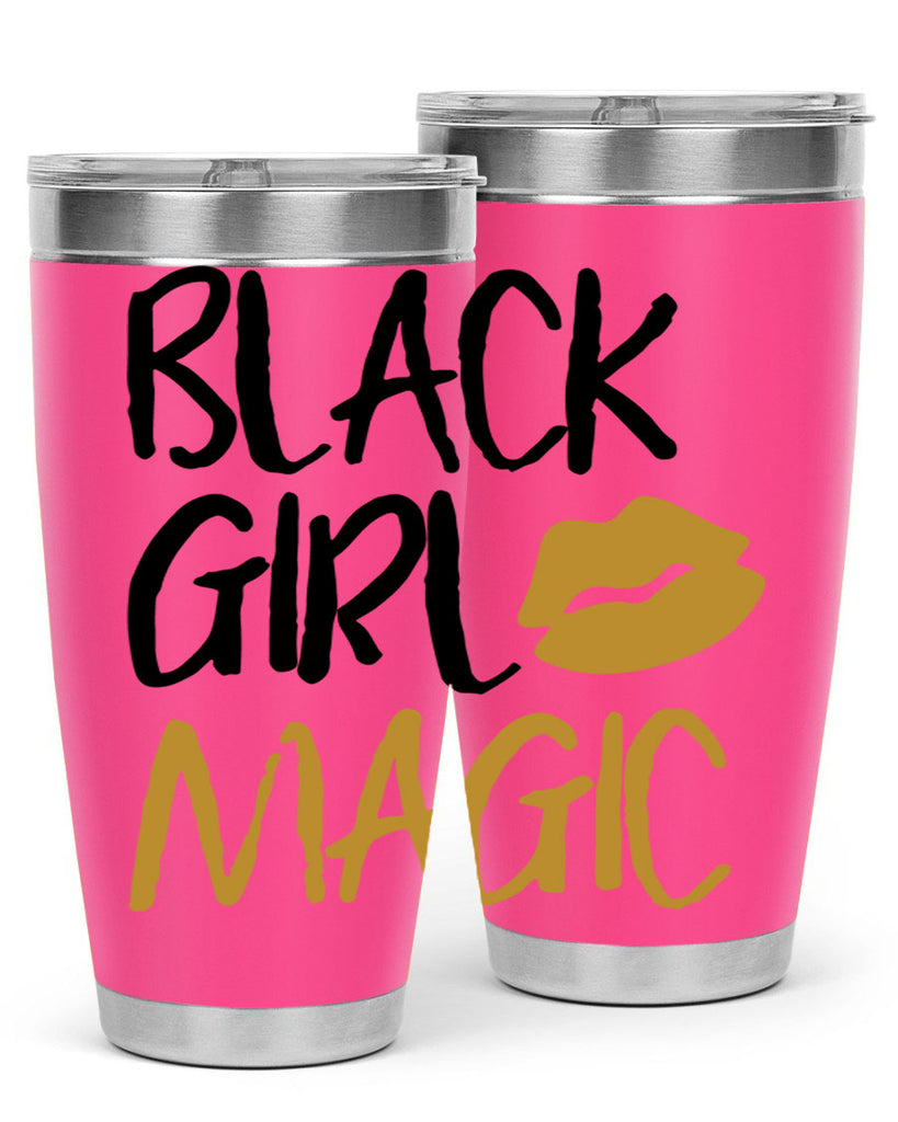 black girl magic lips cocoandbanana 245#- black words phrases- Cotton Tank