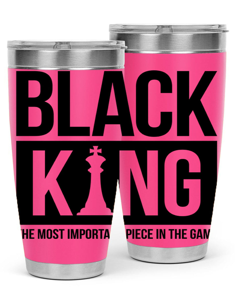 black king 234#- black words phrases- Cotton Tank