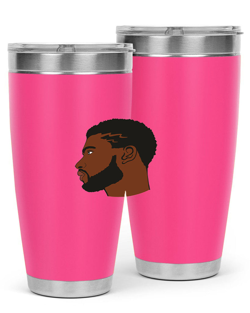 black man 40#- black men - boys- tumbler