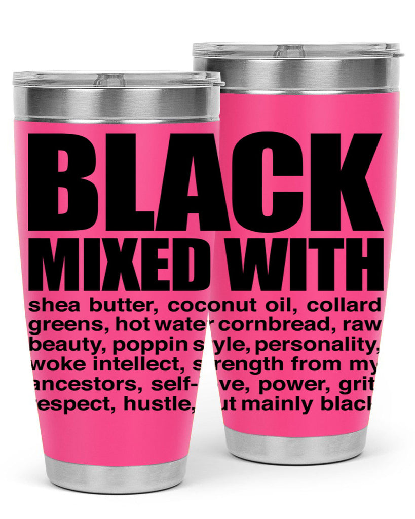 black mixed with 227#- black words phrases- Cotton Tank