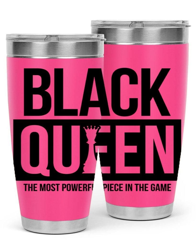 black queen chess 224#- black words phrases- Cotton Tank