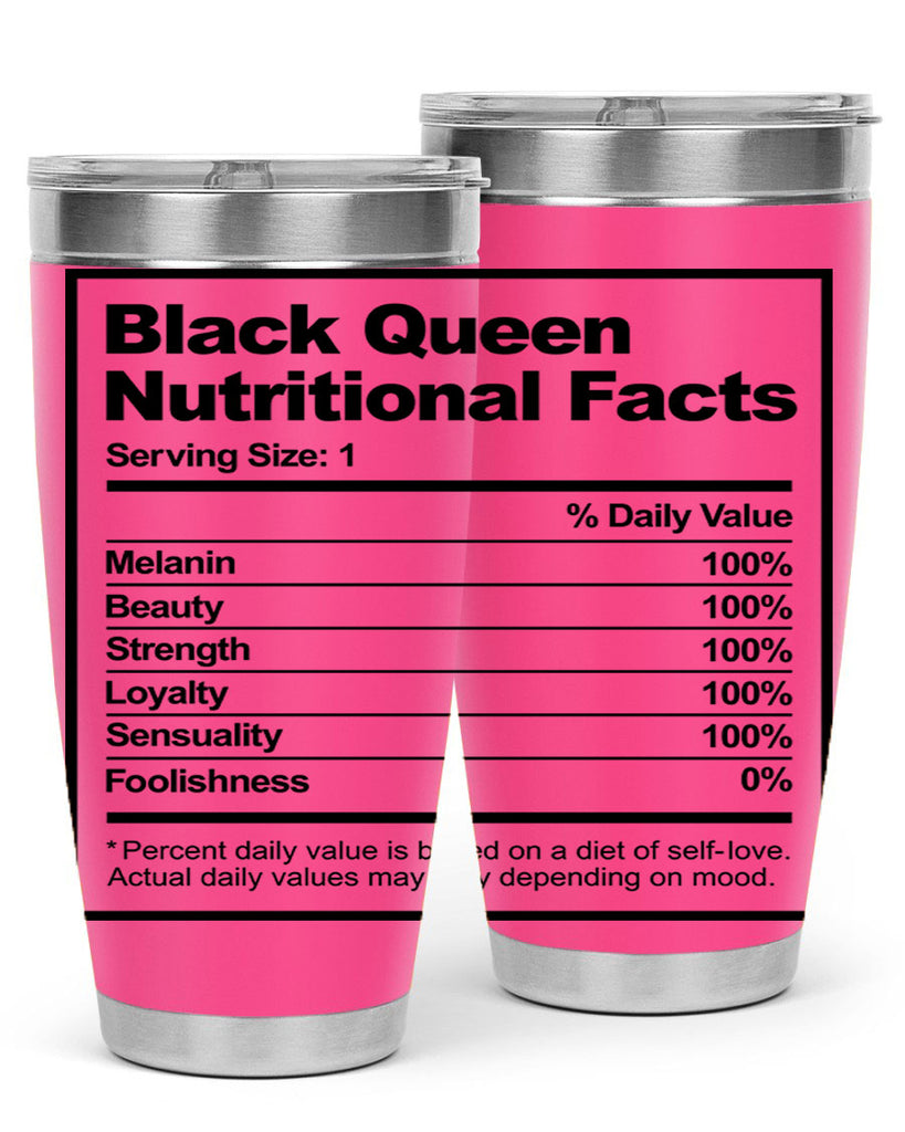 black queen nutritional facts 219#- black words phrases- Cotton Tank