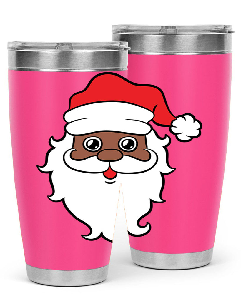 black santa 25#- black men - boys- tumbler