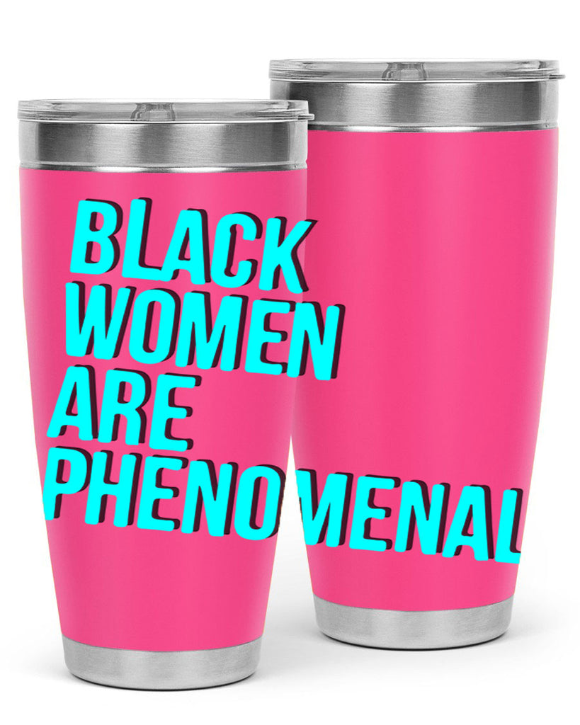 black woman are phenomenal color 216#- black words phrases- Cotton Tank