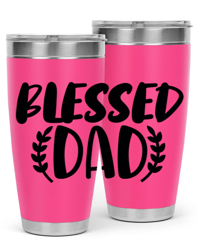 blessed dad 36#- dad- Tumbler