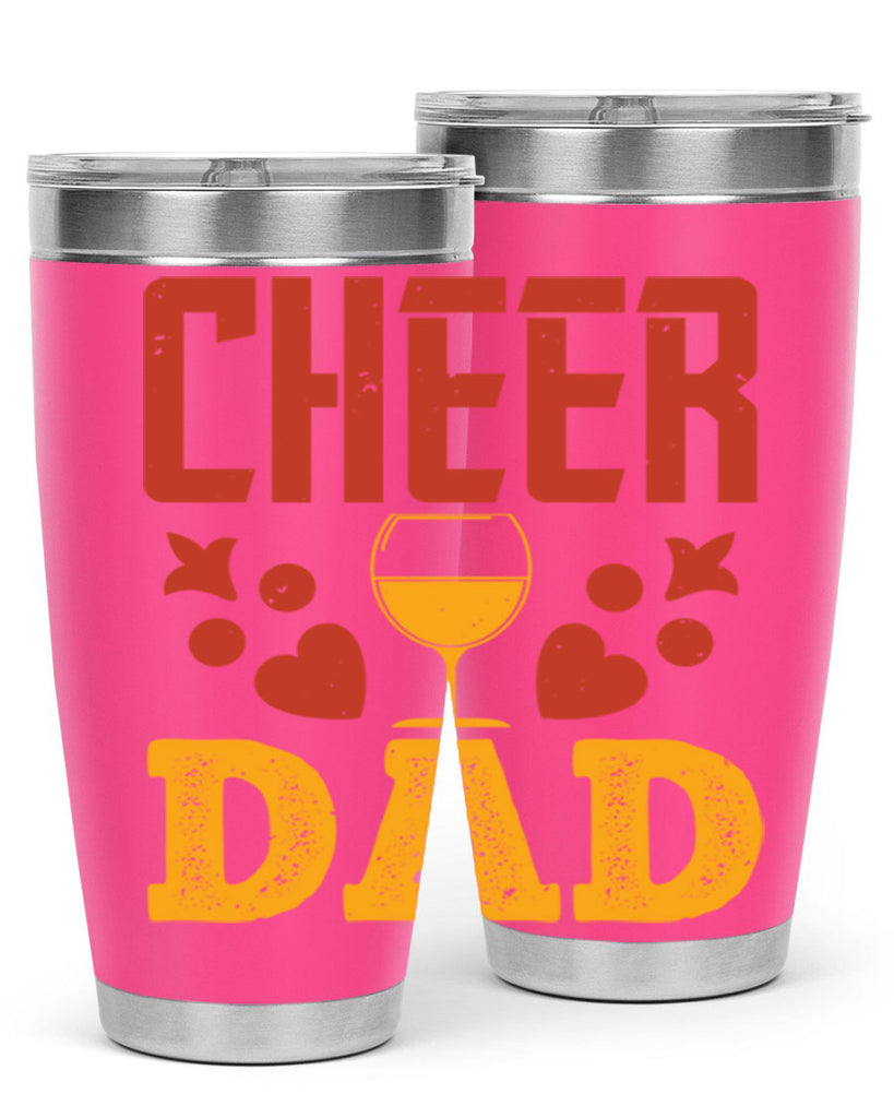 cheer dad 121#- fathers day- Tumbler
