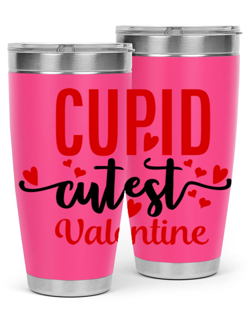 cupid cutest valentine 80#- valentines day- Tumbler