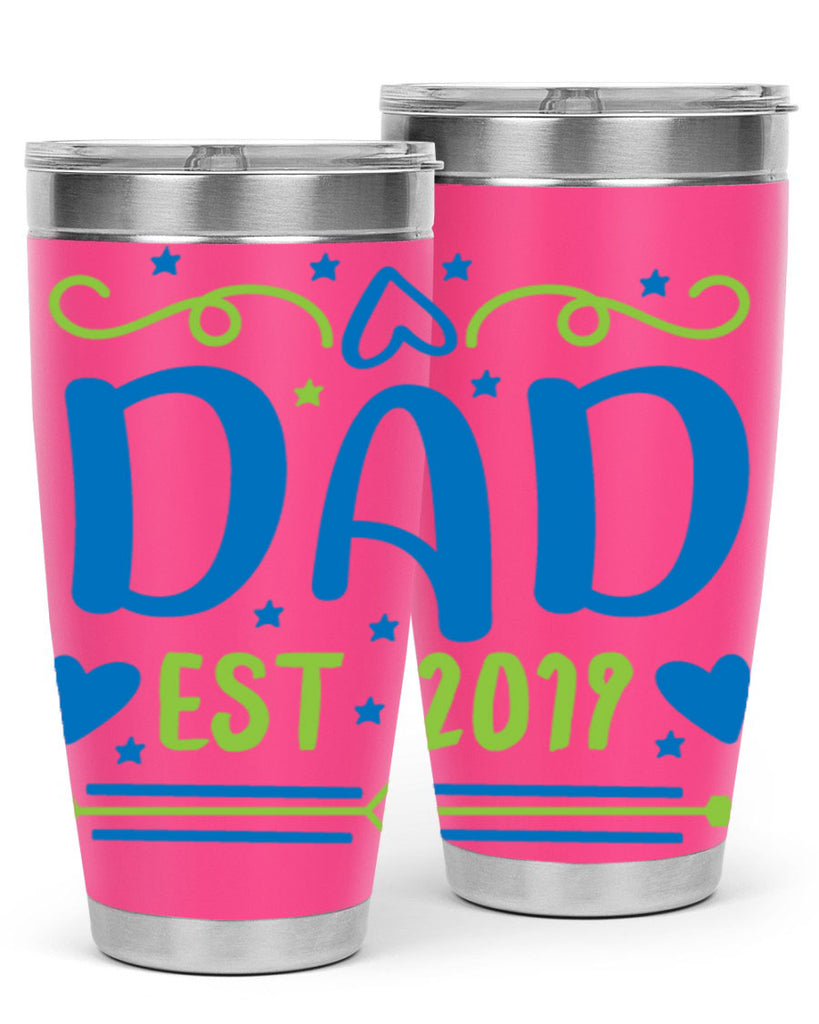 dad est 99#- fathers day- Tumbler