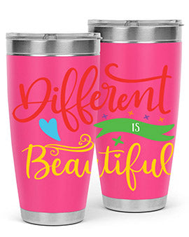 different is beautiful Style 11#- autism- Tumbler