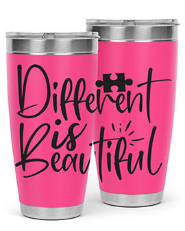 different is beautiful Style 12#- autism- Tumbler