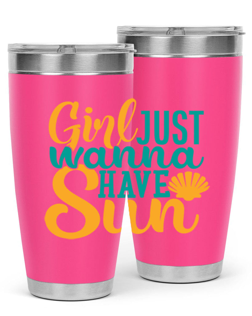 girls just wanna have sun Style 101#- summer- Tumbler