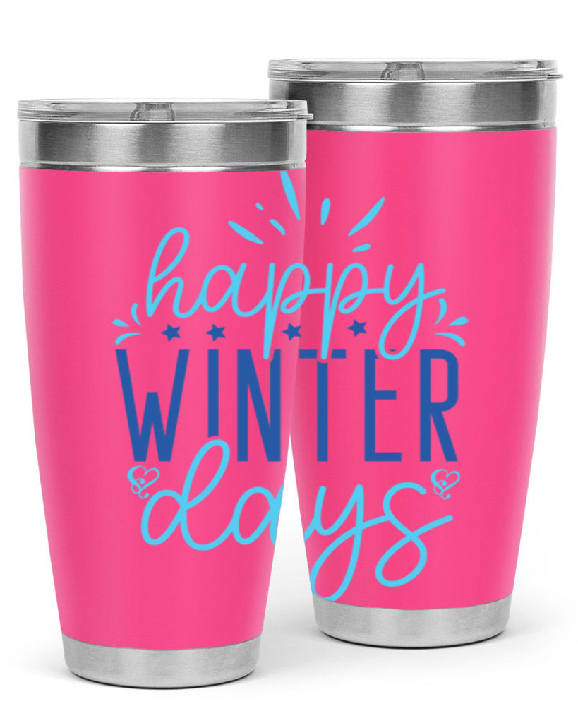 happy winter days 121#- winter- Tumbler