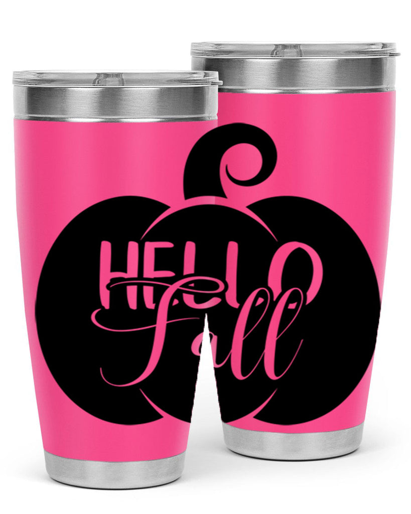 hello fall 275#- fall- Tumbler
