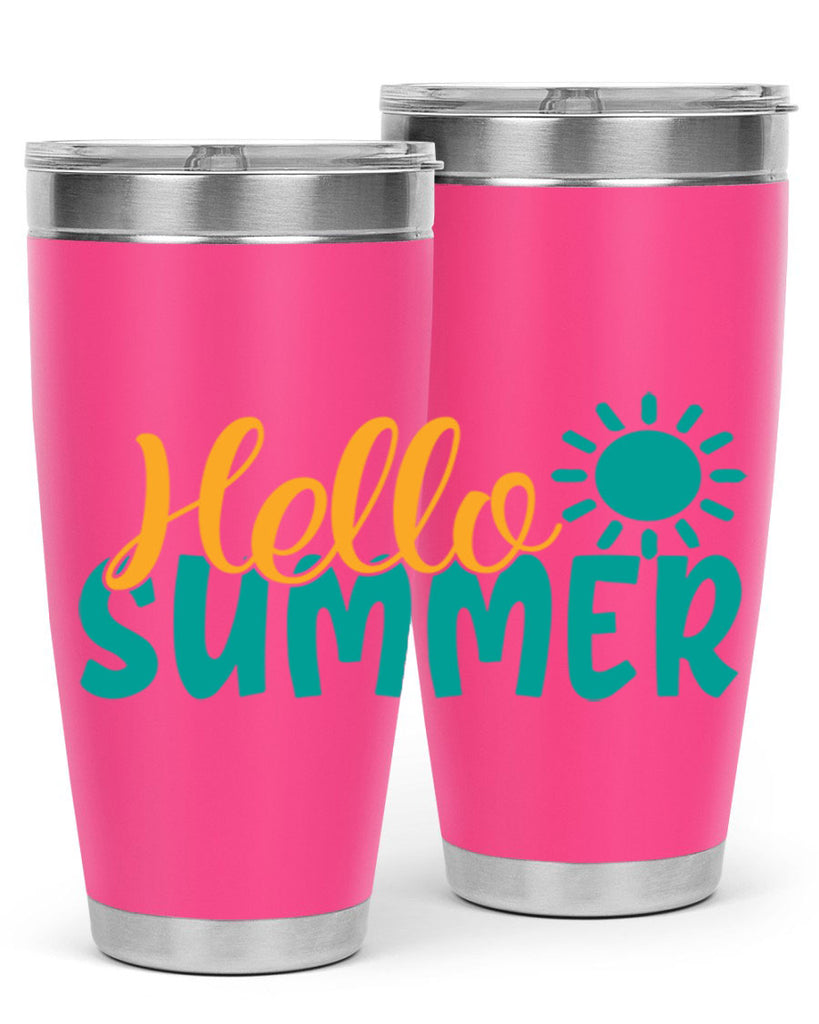 hello summer Style 98#- summer- Tumbler