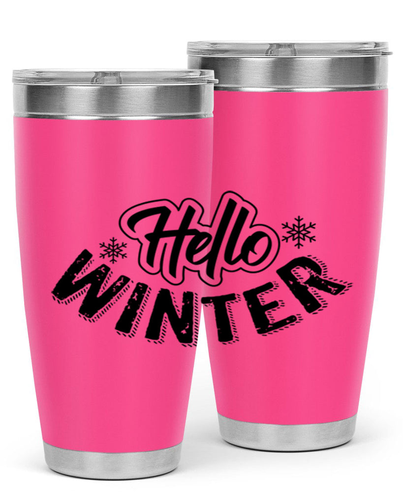hello winter 169#- winter- Tumbler