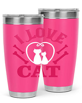 i love cat Style 56#- cat- Tumbler