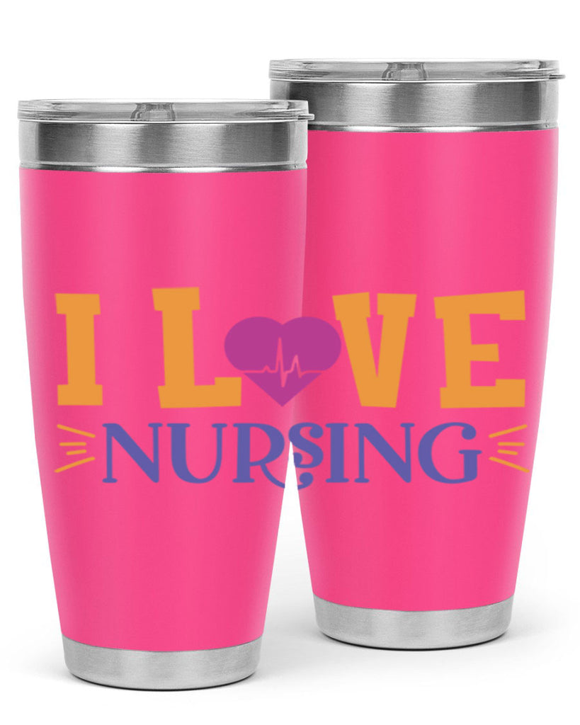 i love nursing Style 379#- nurse- tumbler